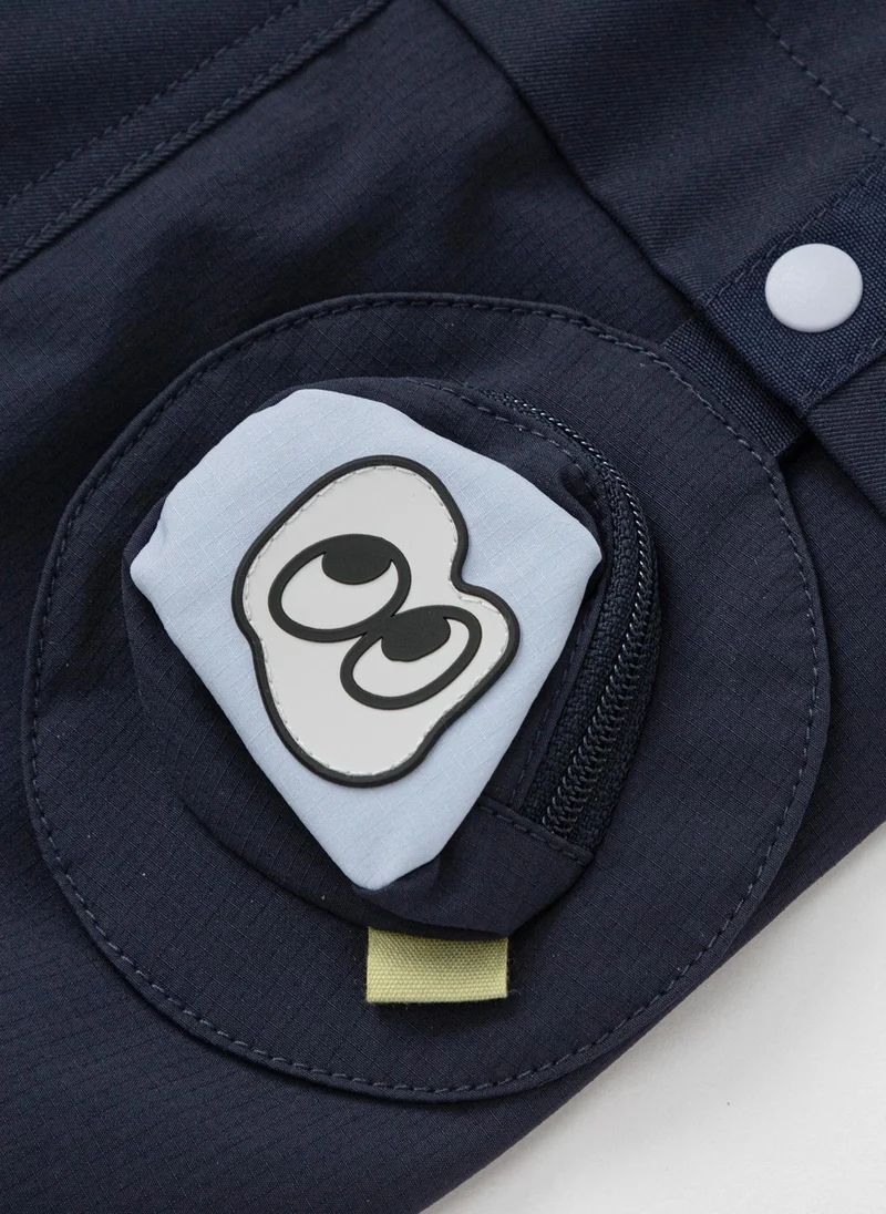 Balabala Dark Blue Toddler Unisex Woven trousers  | Best Price UAE